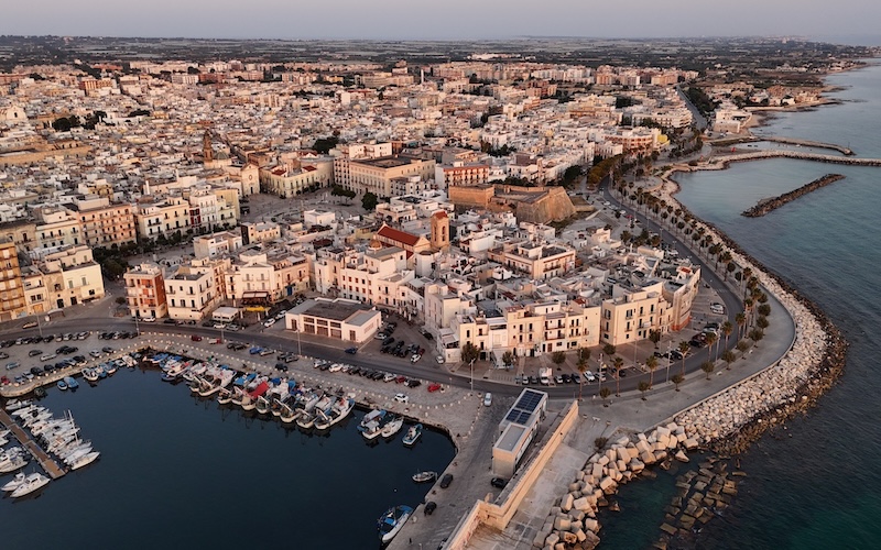 Costline of Mola di Bari