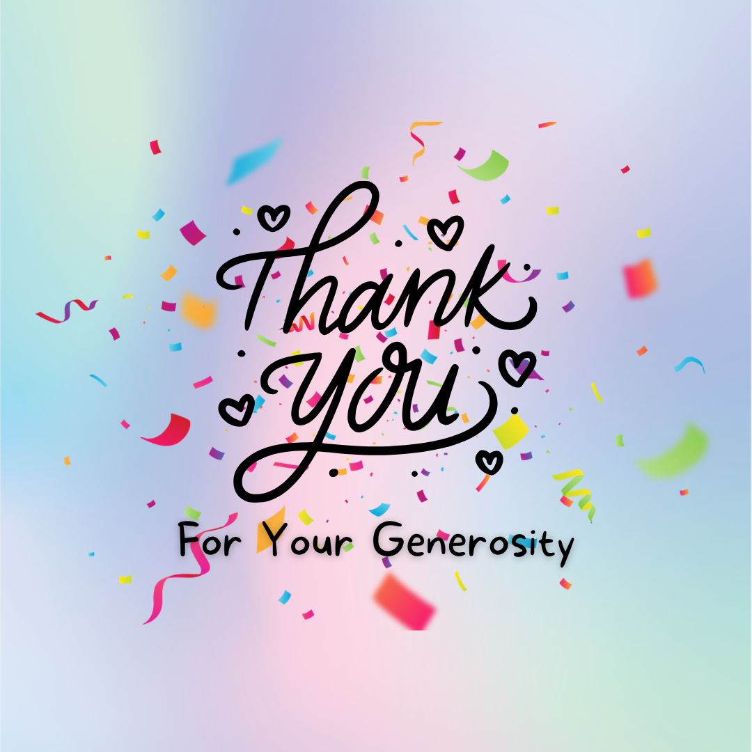 Thank you, Donors!