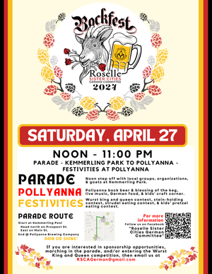 3rd Annual Bockfest Parade organized by RSCA German Committee