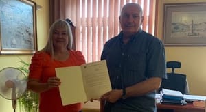 Thank you letter from the Mayor of Bochnia